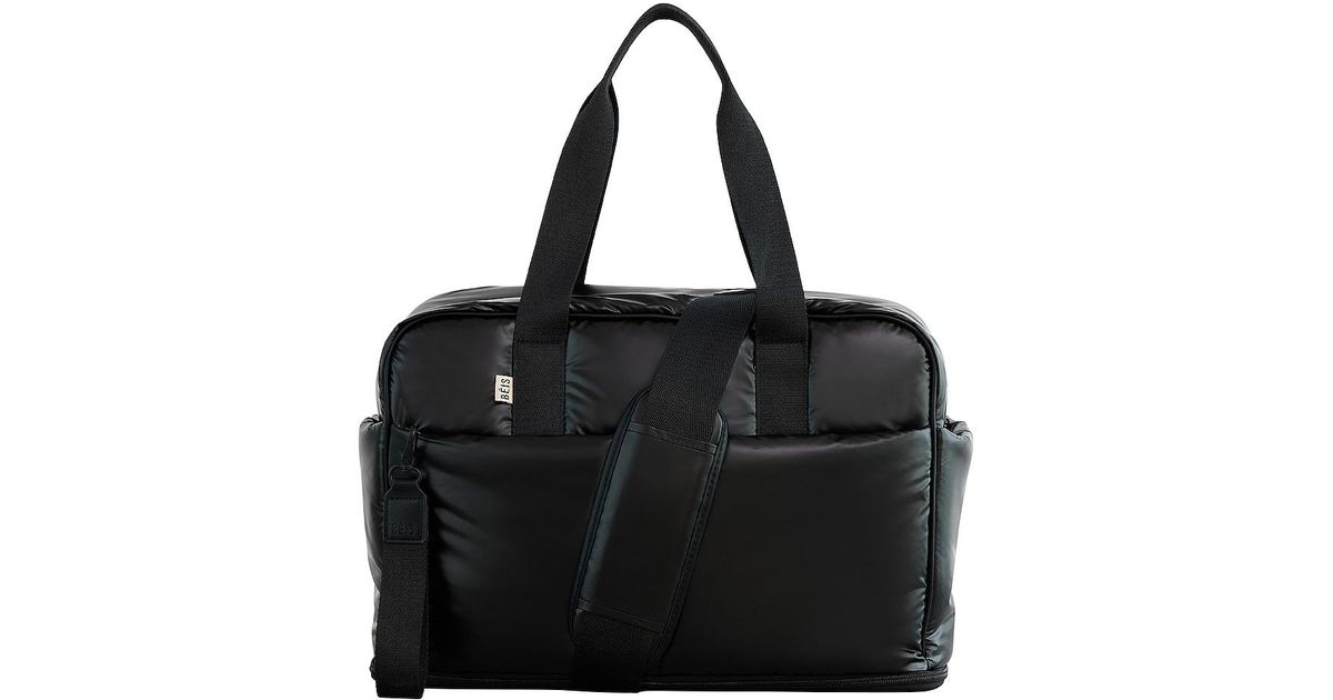 BEIS The Expandable Puffy Duffle in Black | Lyst UK
