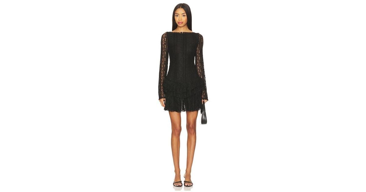 tabby lace mini dress Free People Tabby Lace Mini Dress