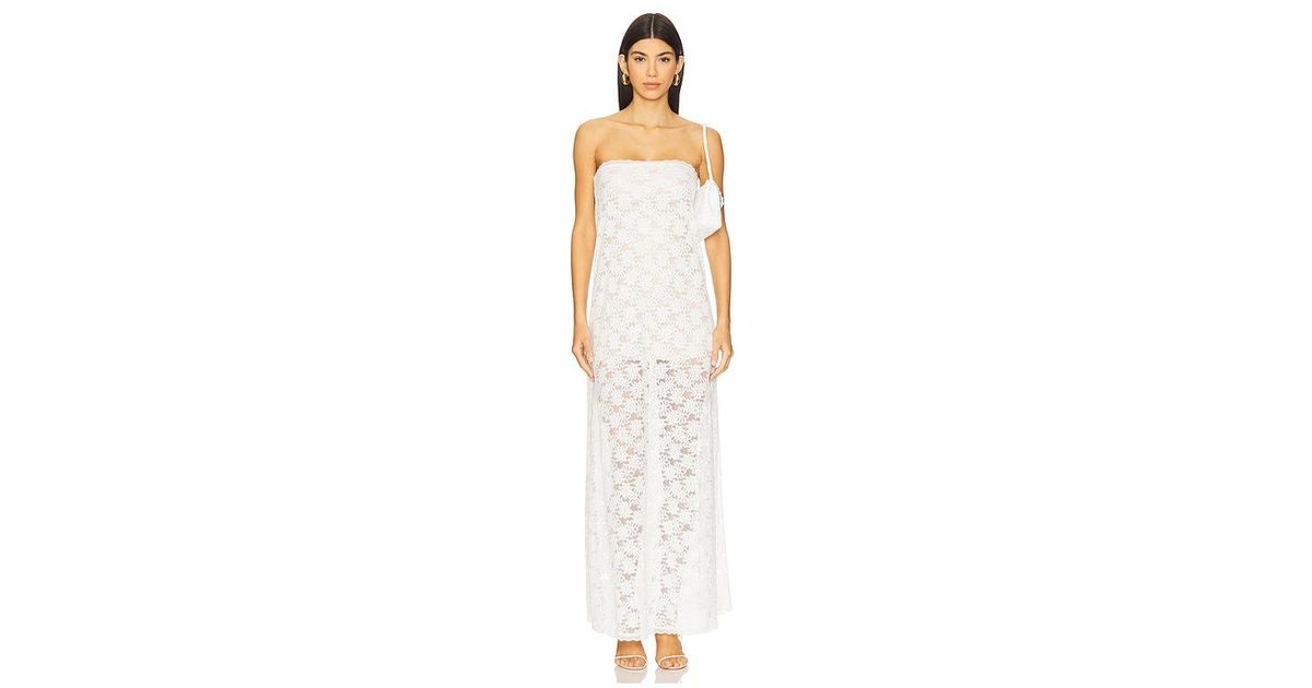 Runaway the Label Kinera Maxi Dress in White | Lyst