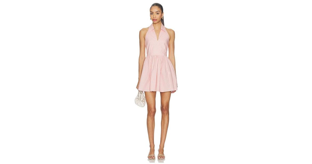 caroline constas halter dress CAROLINE CONSTAS Aya Halter Mini Dress