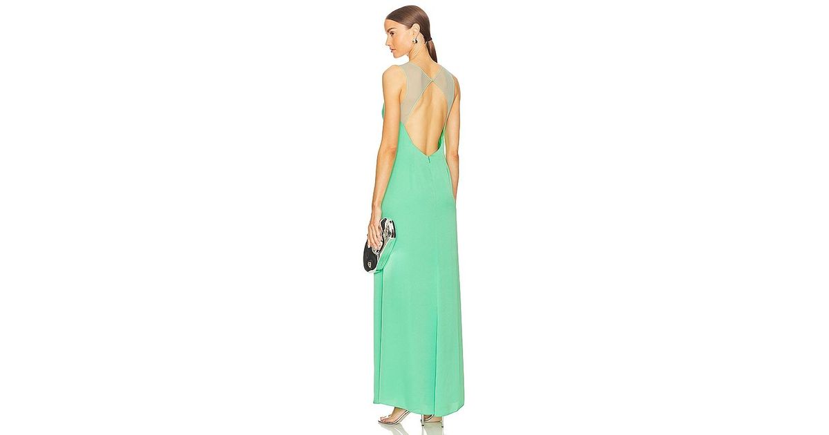 bcbg green cutout dress BCBGMAXAZRIA Sleeveless Cut Out Gown in stagione_autunno_inverno_2024
