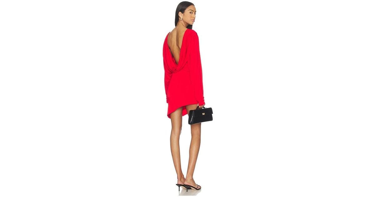 neck mini dress Pink Deep V-Neck Mini Dress