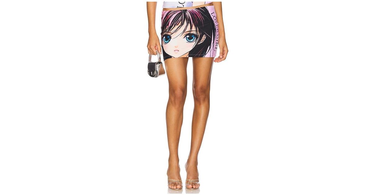 スカート LOVER GIRL SKIRT 1XBlue 1xblue-Pink-Minirock-Lover.jpeg