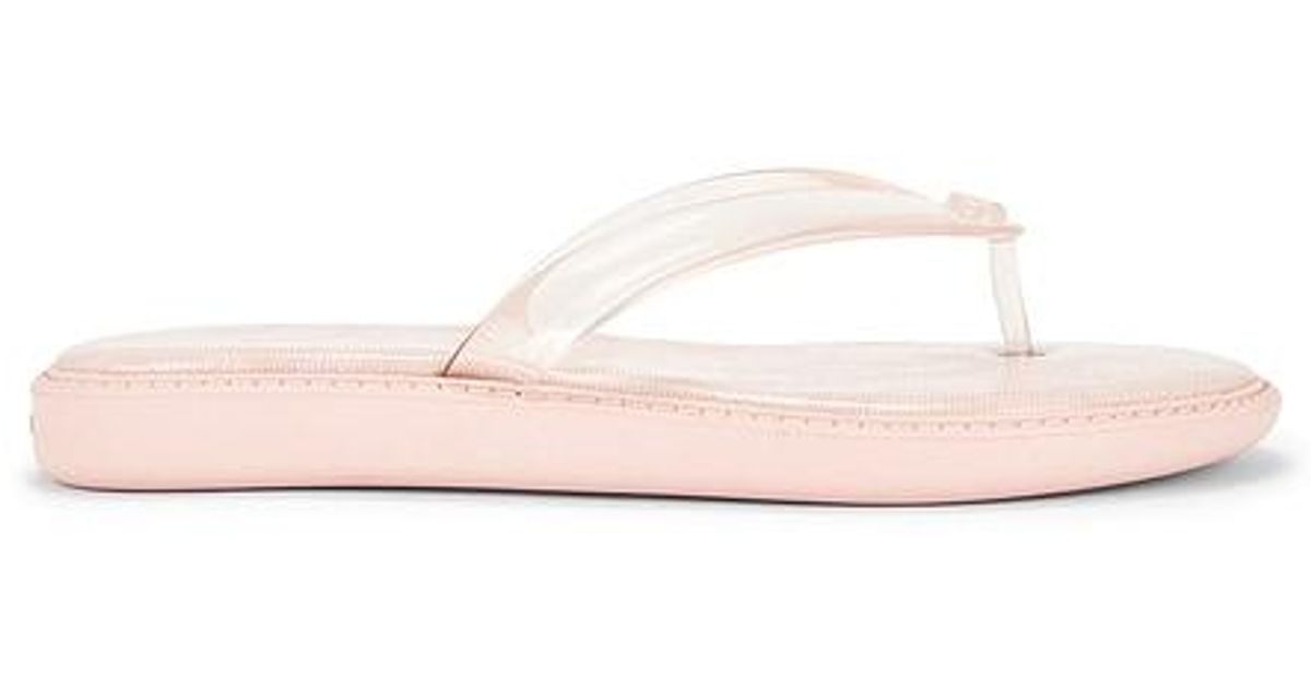 COACH Jelly Flip Flop Sandal in White | Lyst