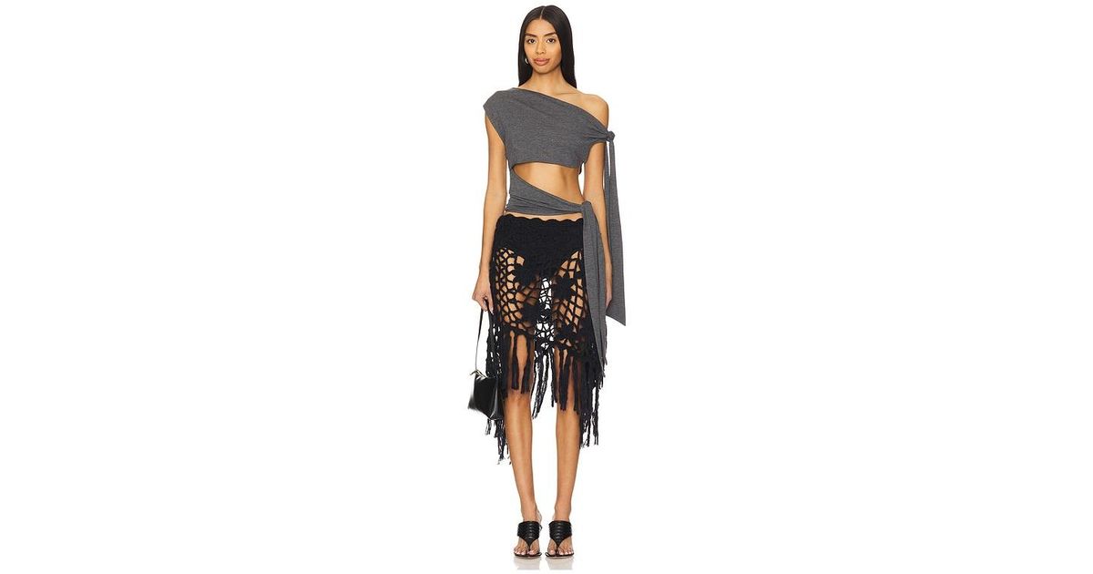 Dropout Double Layer Top | Jaded London | Clothing
