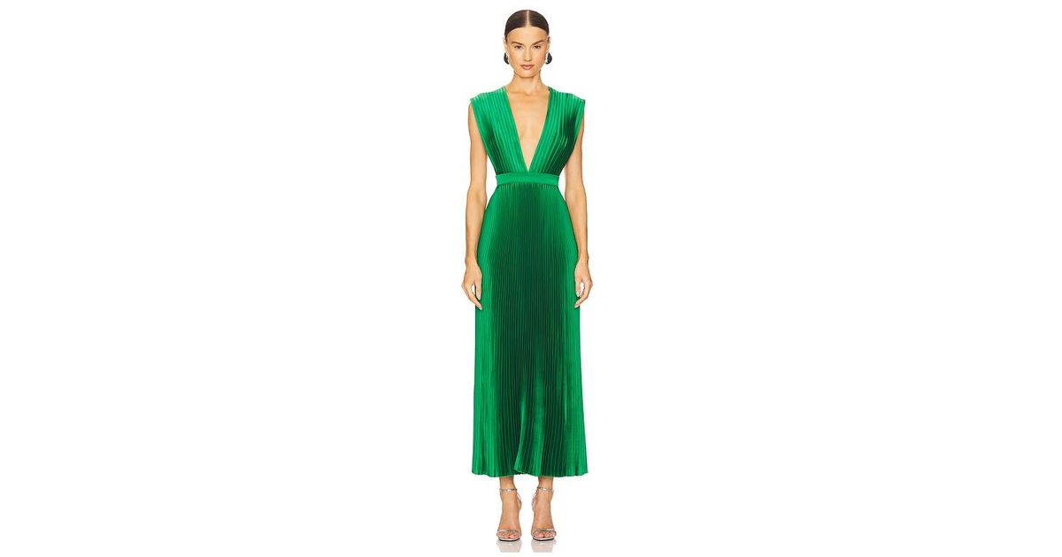 L'ide Gala Midi Dress in Green | Lyst UK L'ide Gala Midi Dress in Green | Lyst UK