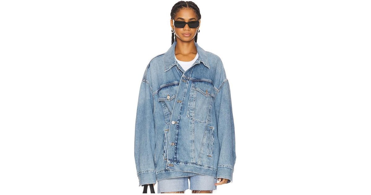 Agolde Reworked Wayne Jacket in Blue | Lyst UK