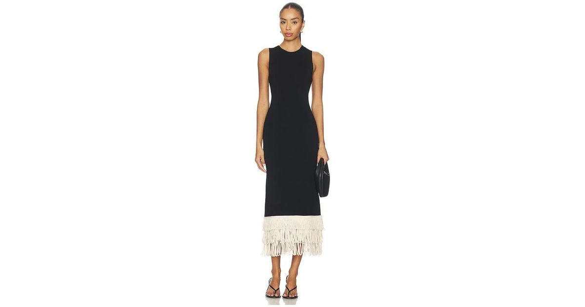 simon miller albers knit mini dress in Black Style-Color-Dim:MD1E209933_AH373_M
