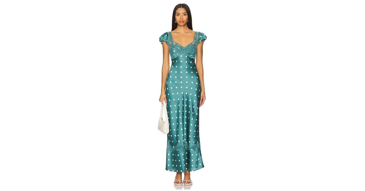 Free People Butterfly Babe Midi Dress in Blue | Lyst