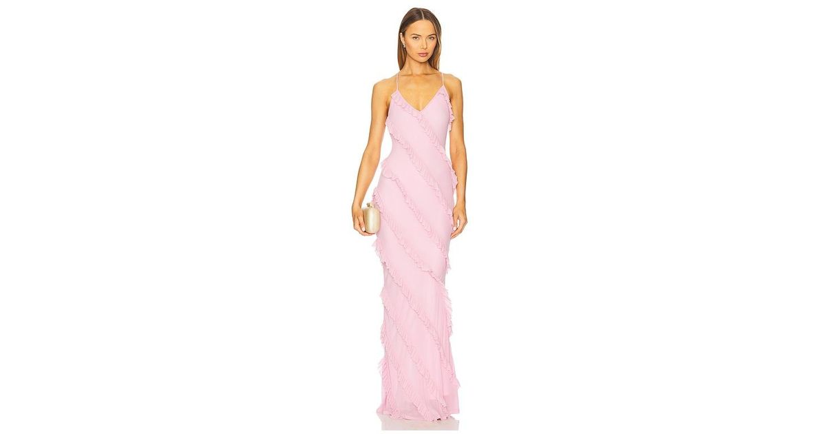 chinese dress ladies Barlow Maxi Dress - Pink