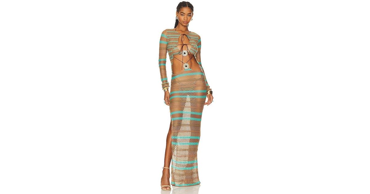 【JADED LONDON】Allure Maxi Dress 国内発送 Shop Allure Stripe Knitted Maxi Dress | Jaded London | Clothing
