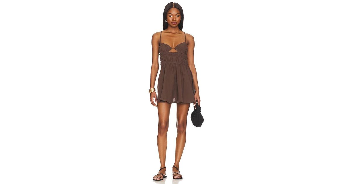 sndys tahlia dress brown The sundress of the season
