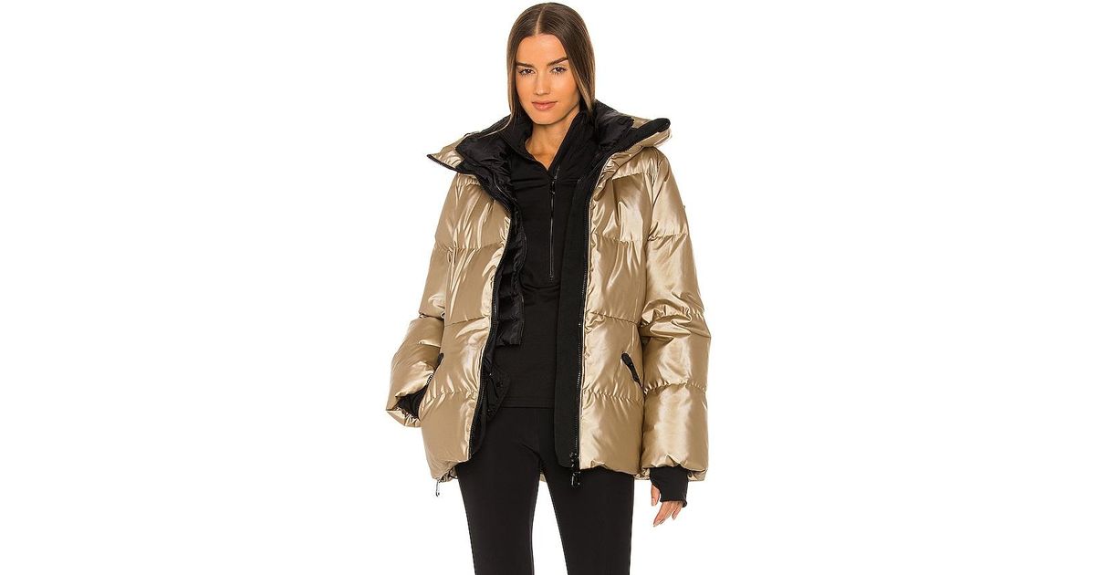 Goldbergh Grace Belted Jacket in Metallic | Lyst Australia