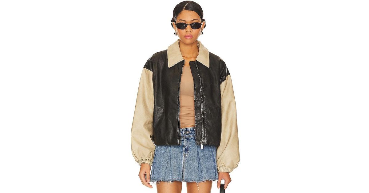 Lioness Nirvana Bomber in Black | Lyst