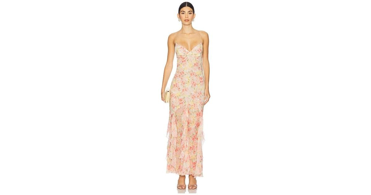 chinese dress ladies FOR LOVE & LEMONS Elea Asymmetrical Mini Dress In Yellow Blue – Lusso Di  Luna Boutique main image 0