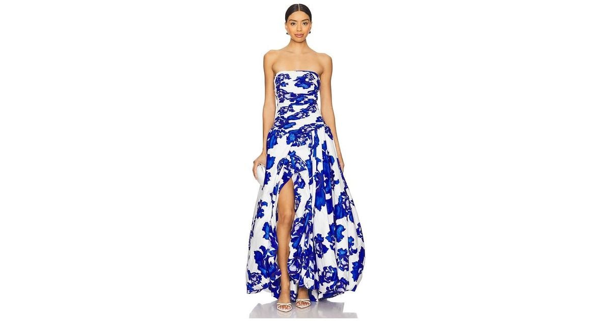 Aje. Behold Maxi Dress in Blue | Lyst