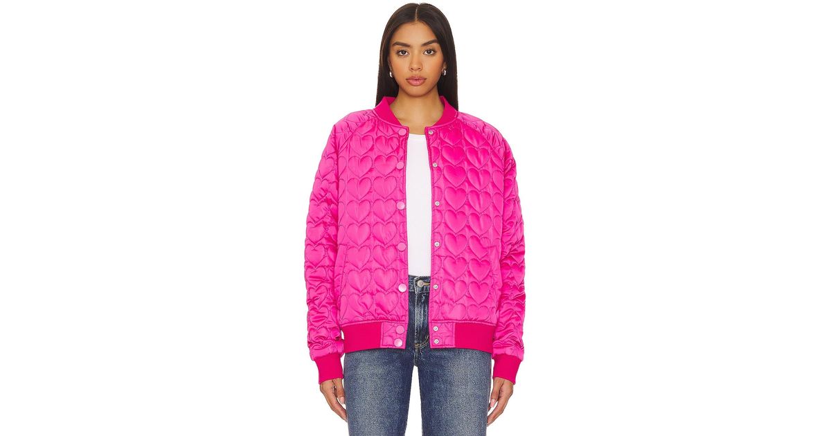 Flight jacket cheap neon pink