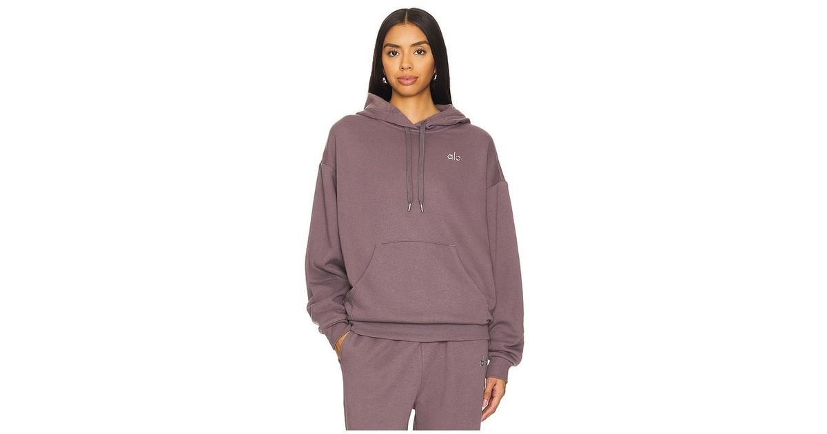 Alo Yoga Accolade Hoodie in Purple | Lyst UK