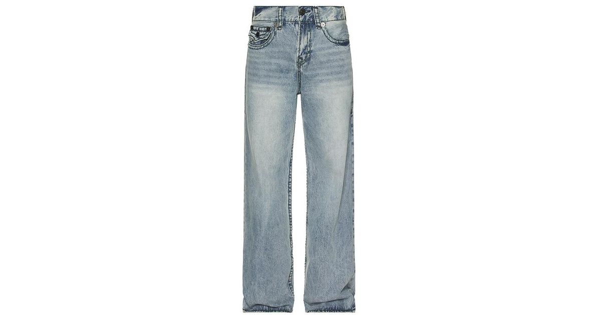 TRUE RELIGION Vinny Ultra Baggy Super T Flap Jeans in Blue for Men