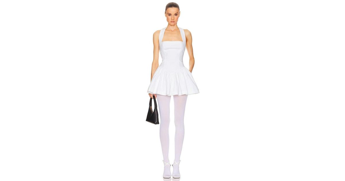 faille halter mini dress JeneeNaylor on LTK