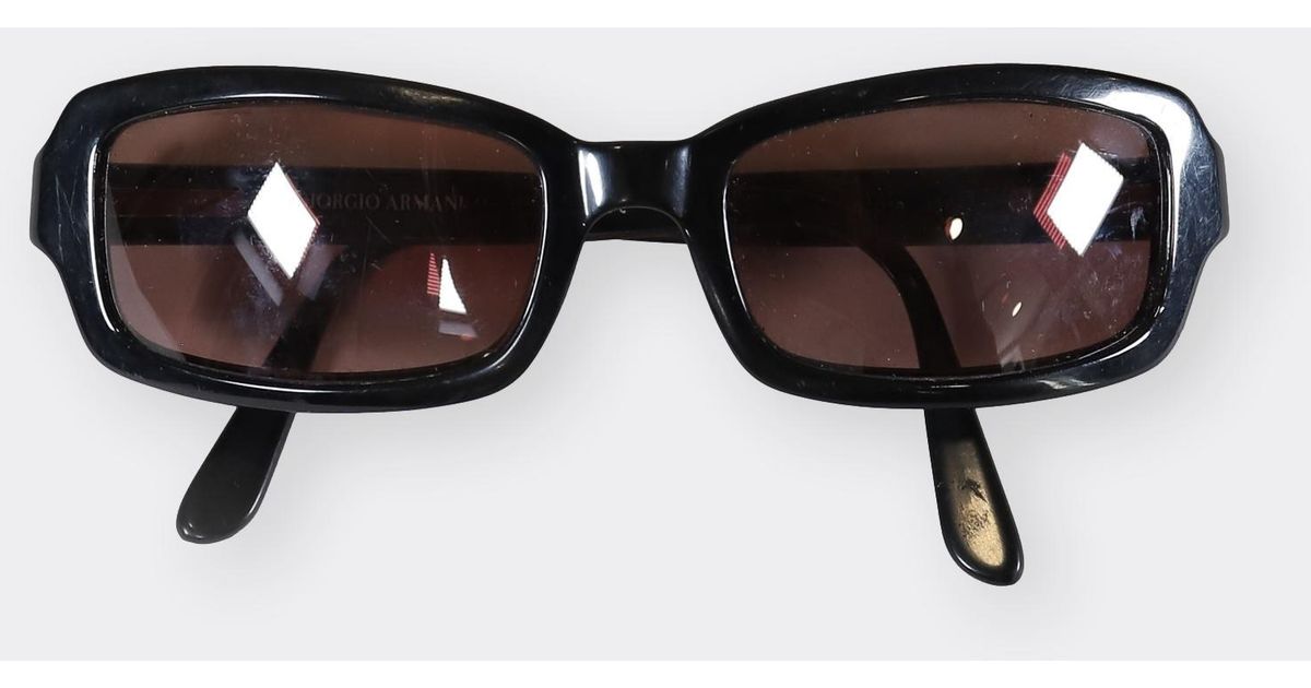 Armani Vintage Sunglasses in Black for Men | Lyst