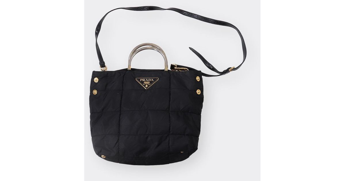 Prada Vintage Handbag in Black for Men | Lyst