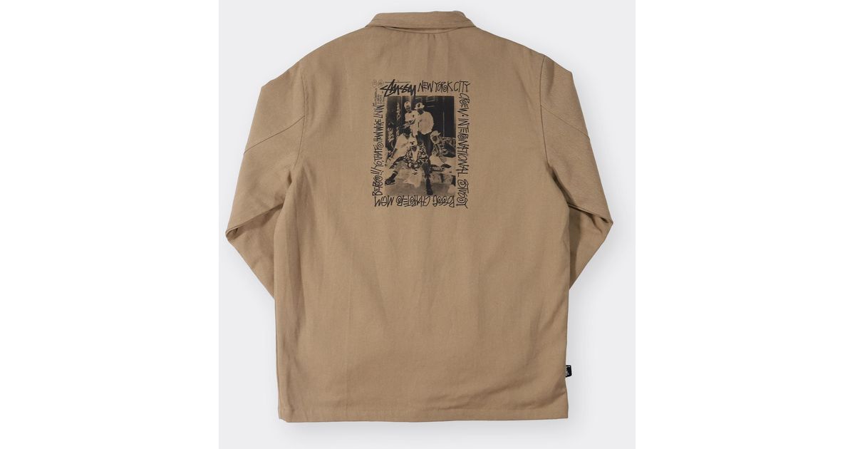 Stussy Deadstock Coach Jacket in Green for Men | Lyst