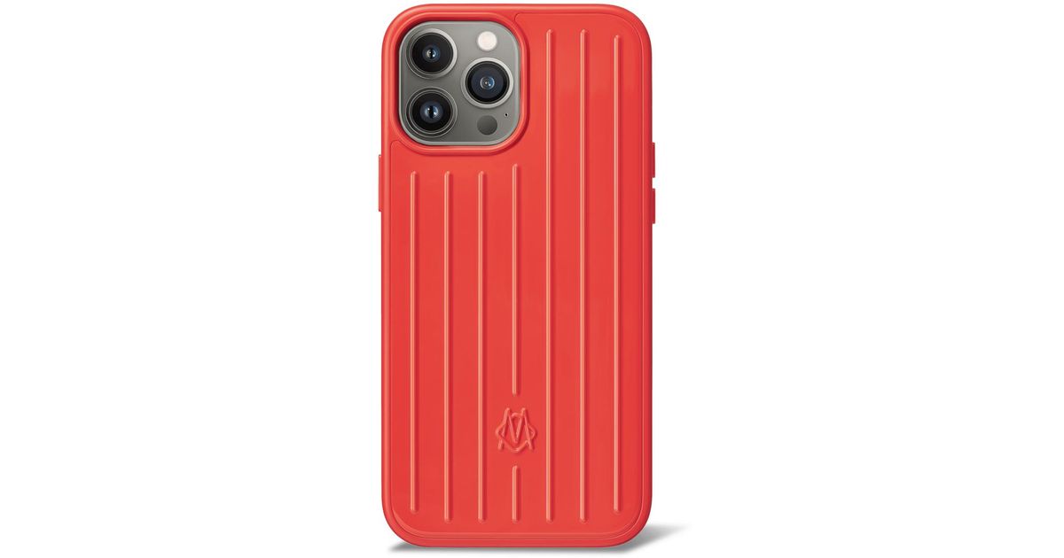 RIMOWA Flamingo Red Case For Iphone 13 Pro Max - Lyst