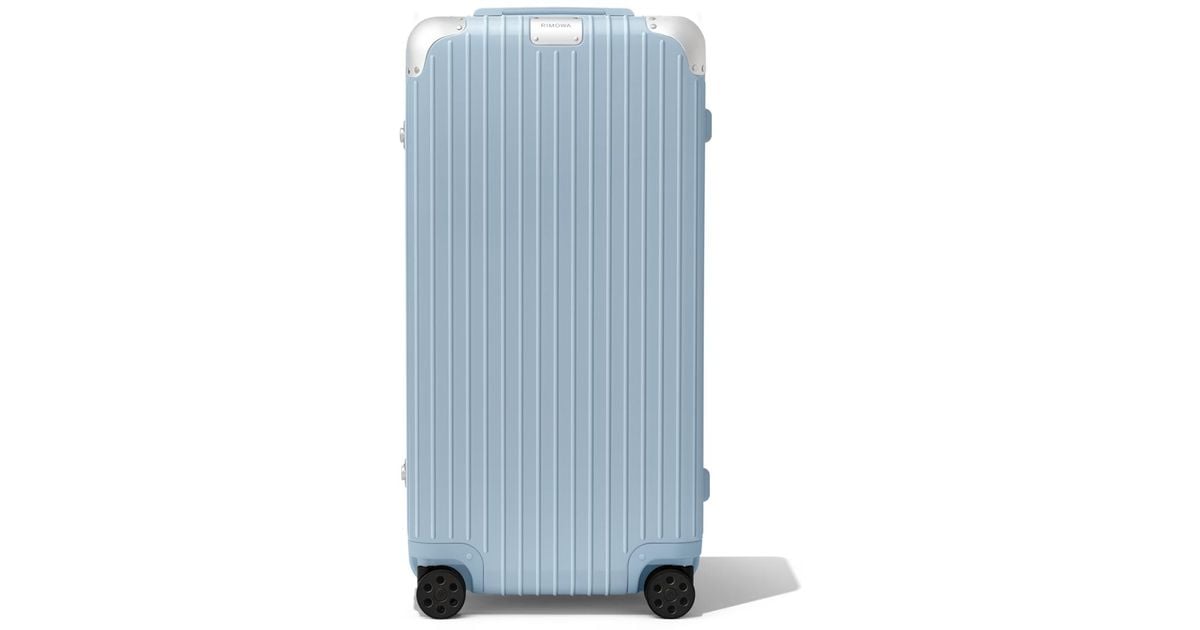RIMOWA Hybrid Trunk Plus Large Check-in Suitcase in Blue for Men
