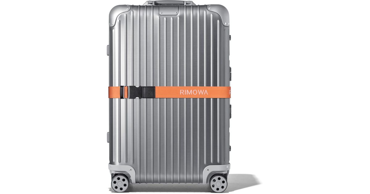 RIMOWA Luggage Belt L in Black for Men | Lyst