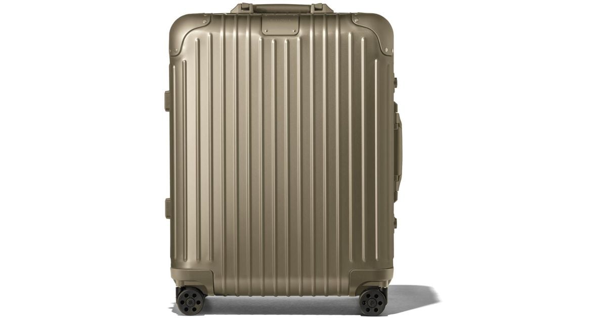RIMOWA Original Cabin Plus Carryon Suitcase for Men Lyst