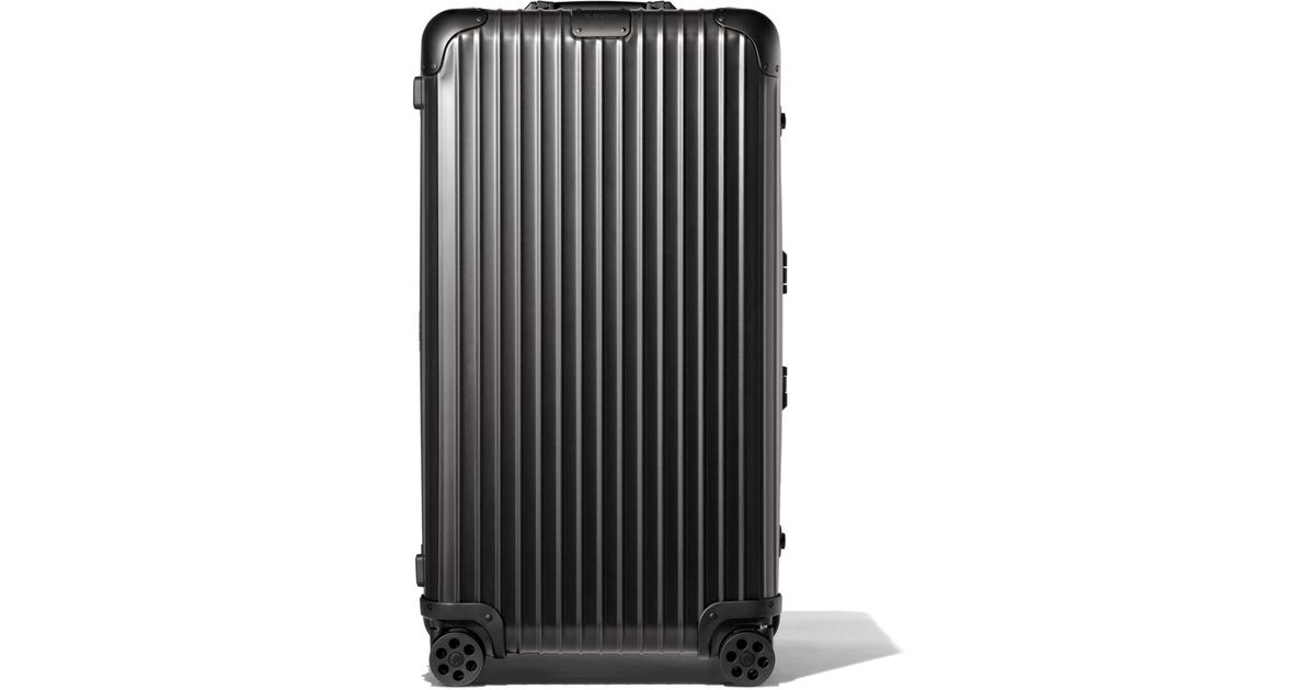 RIMOWA Original Trunk Plus Suitcase in Black Lyst