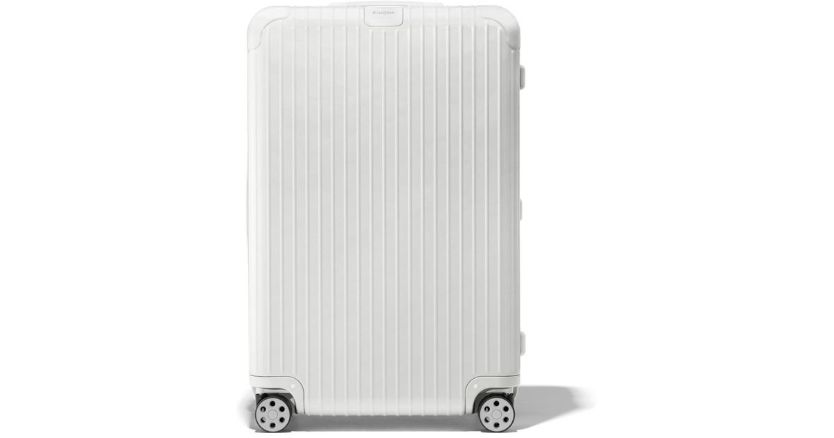 RIMOWA Essential Check-in L Suitcase in White | Lyst