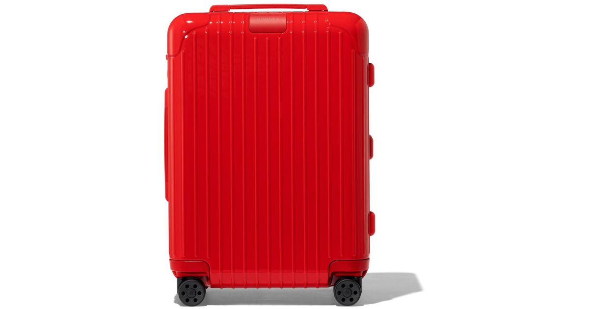 RIMOWA Essential Cabin 22-inch Wheeled Carry-on in Red_gloss (Red ...