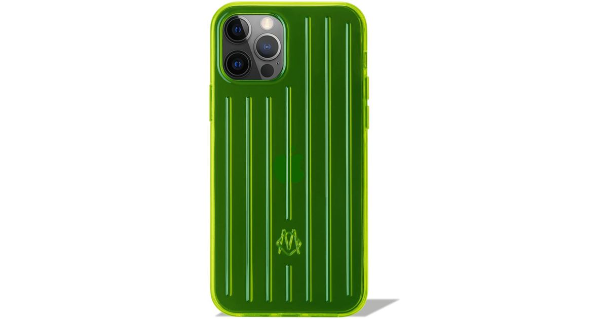 RIMOWA Neon Lime Case For Iphone 12 Pro Max in Green for Men Lyst
