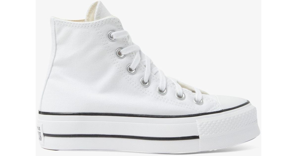 Sneakers con zeppa Chuck taylor all star di Converse in Bianco | Lyst