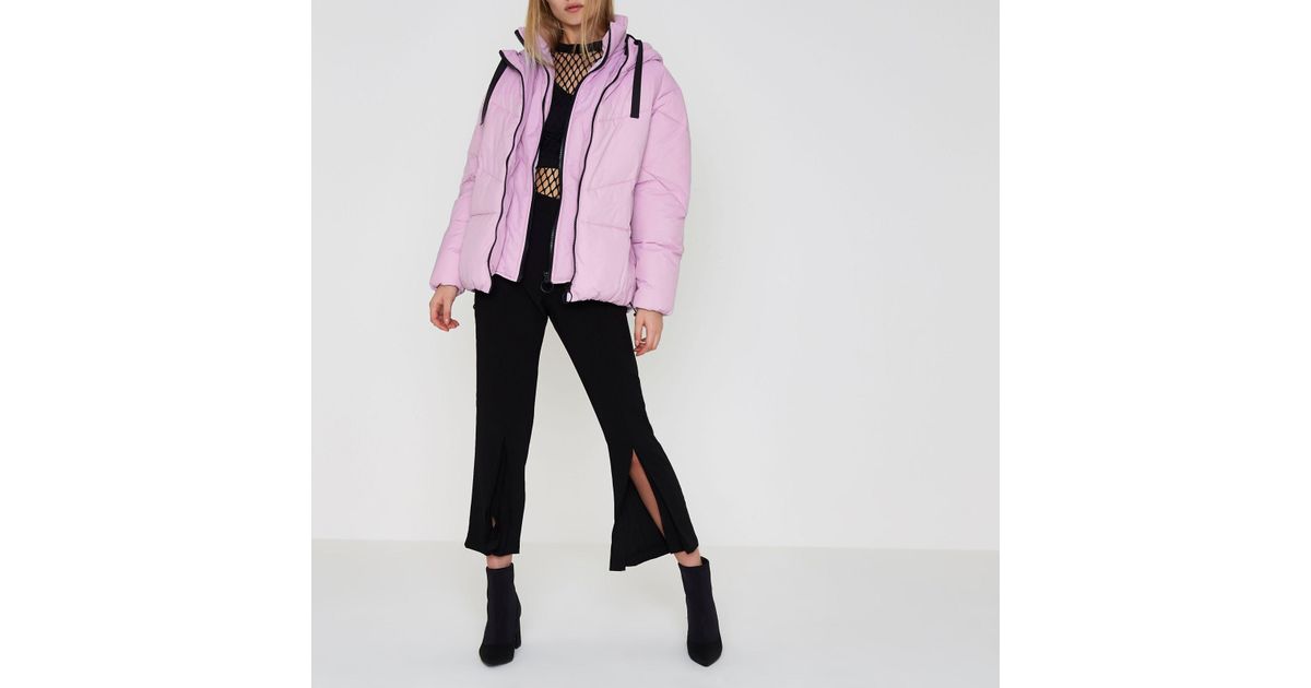 river island faux fur bolsa