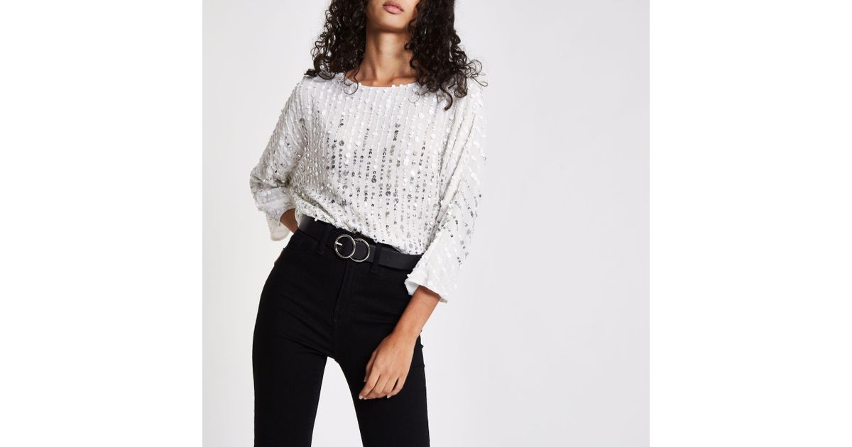 river island batwing top