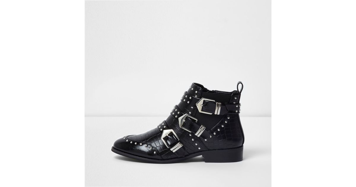 river island studded boots
