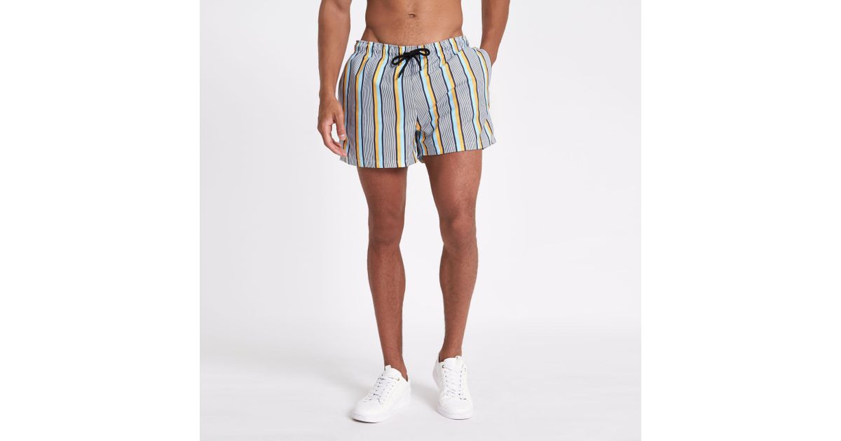 skinny fit swim shorts