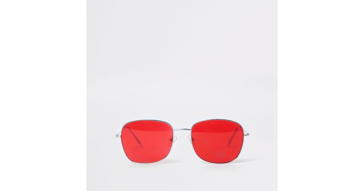 red sunglasses square