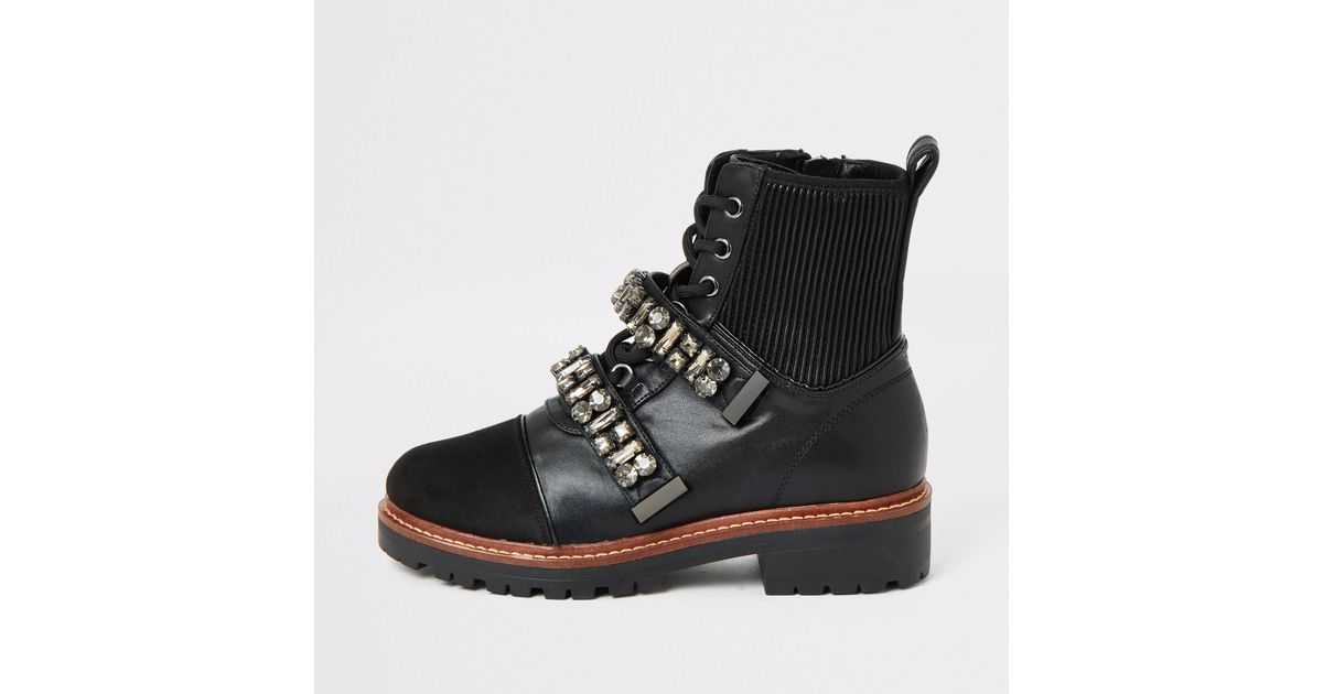 river island biker boots
