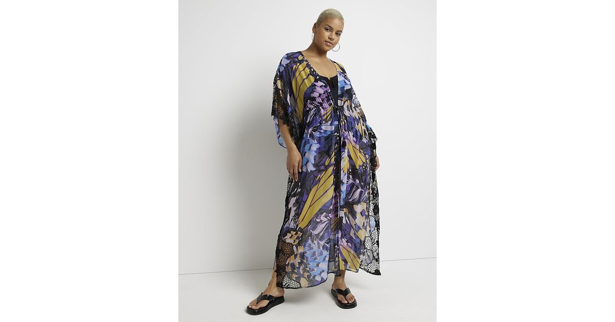 river island maxi kaftan