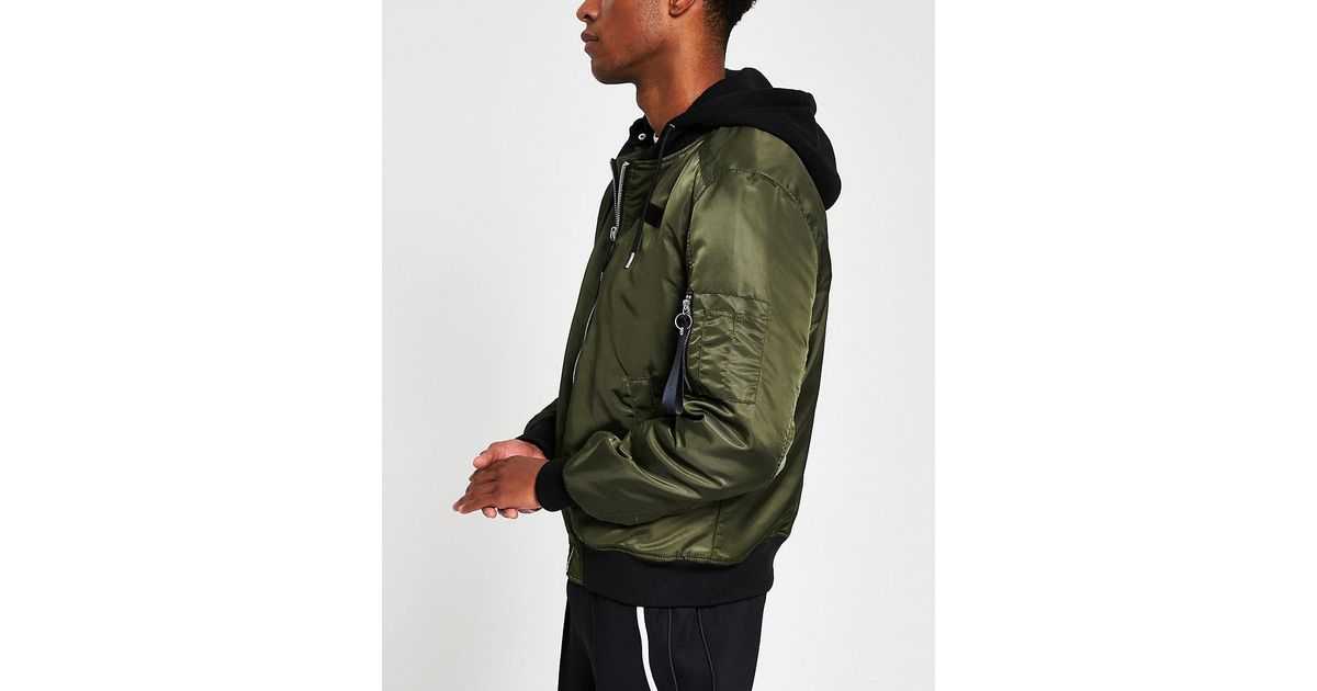 khaki ma1 bomber jacket
