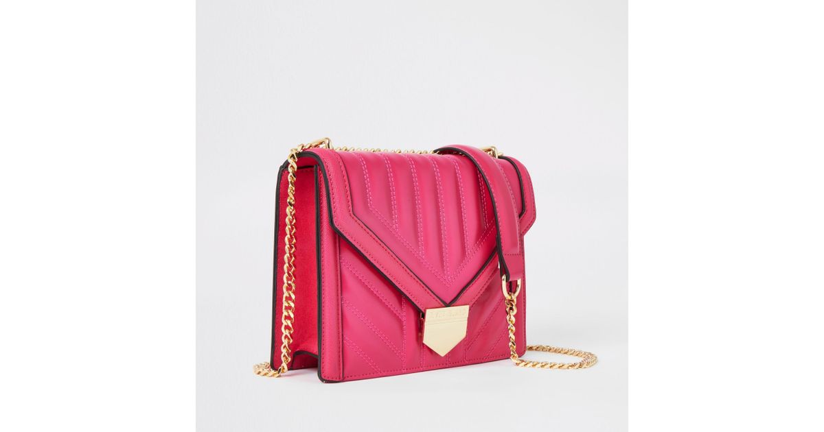 bright pink purse