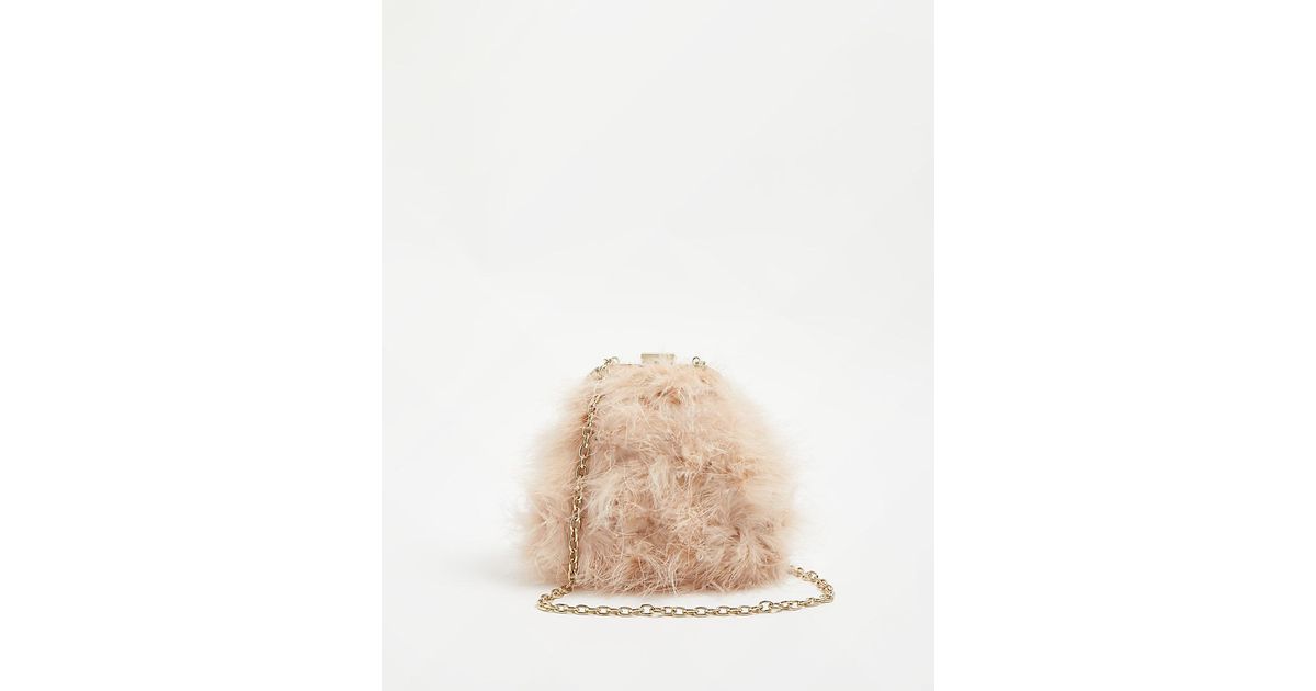 River Island Pink Feather Shoulder Bag Lyst UK