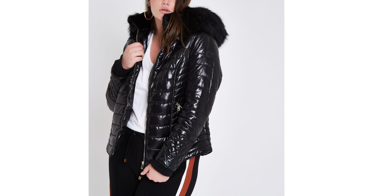 plus size high shine coat