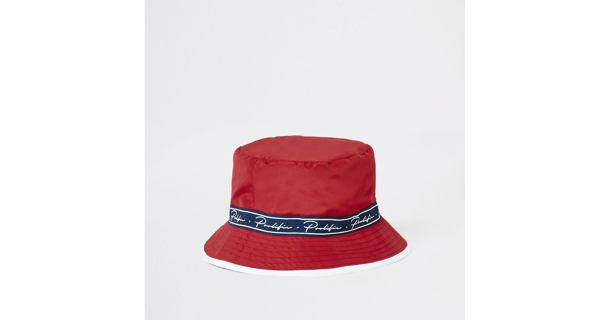 bucket hat river island