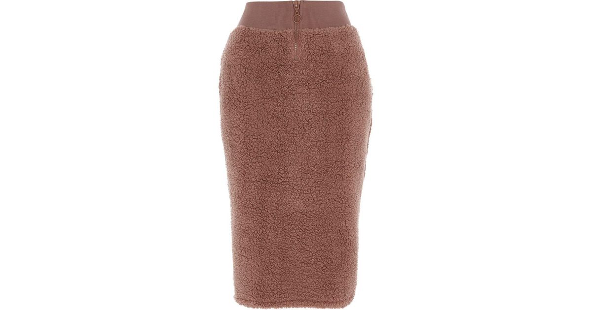 River Island Pink Pencil Skirt River Island Pink Pencil Skirt