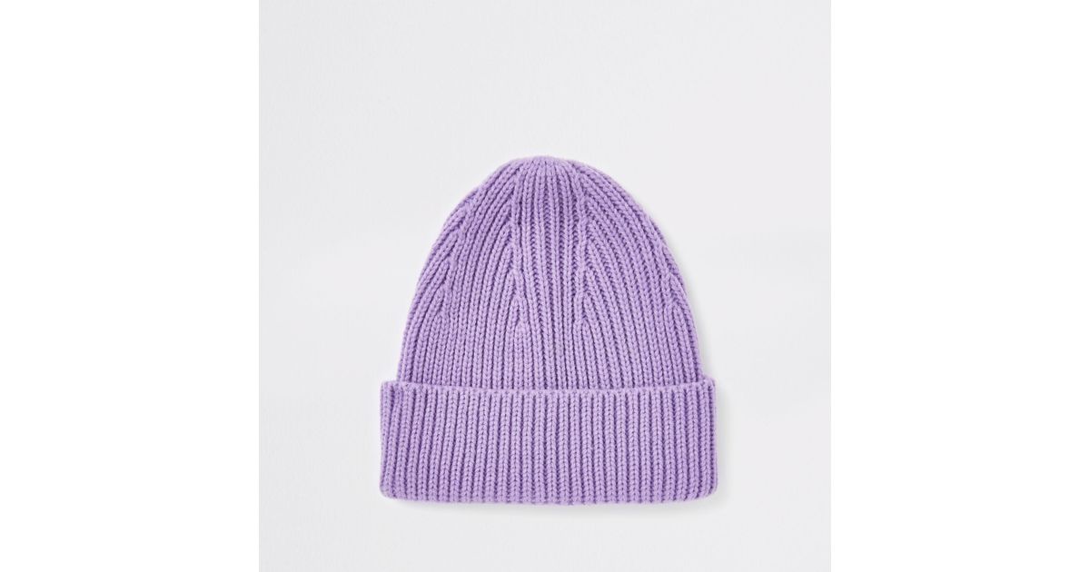 river island fisherman beanie